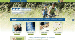 Desktop Screenshot of connerchiropractic.com